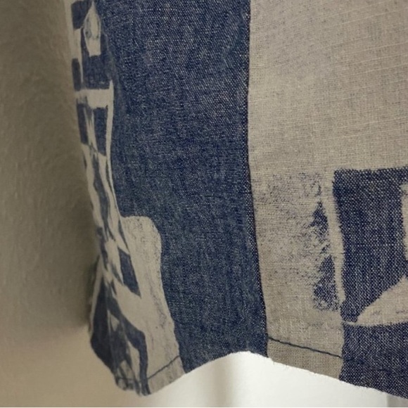 Vans Patchwork Blue and White Blouse - Picture 6 of 11